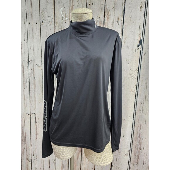 ALK Women's Large Ski-Doo Team Black Long Sleeve Slinky Turtleneck Pullover EUC - Picture 2 of 12